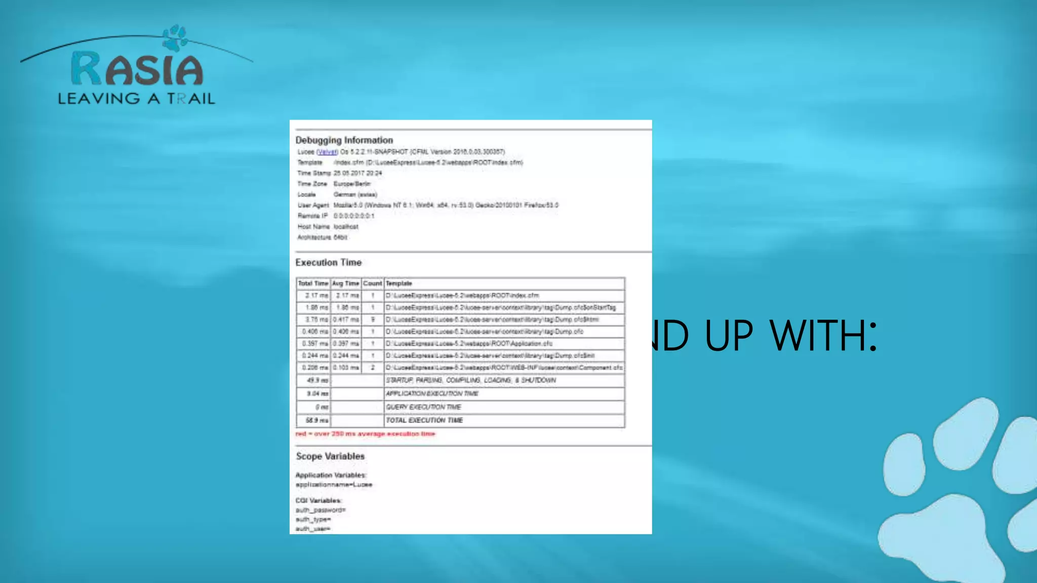 WHAT YOU END UP WITH:
 