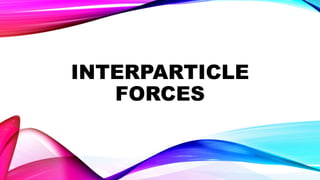 Interparticle Forces