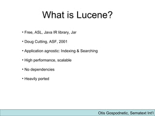 Lucene Introduction | PPT
