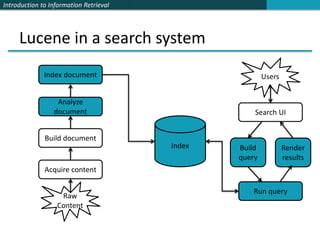 Introduction to Information Retrieval using Lucene | PPTX