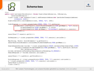 Schema-less




19.04.2012   Wir nutzen Technologien, um unsere Kunden glücklich zu machen. Und uns selbst.   52
 