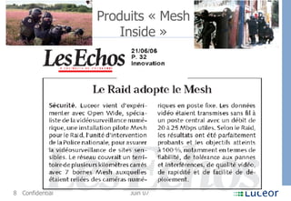 Produits « Mesh Inside » 