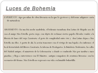 Luces de Bohemia
 