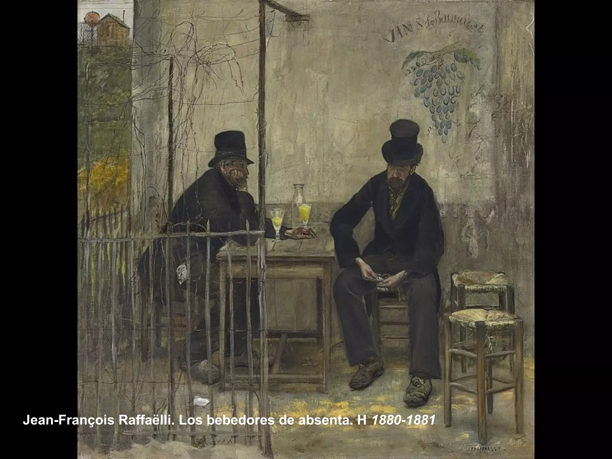 Jean-François Raffaëlli. Los bebedores de absenta. H 1880-1881
 