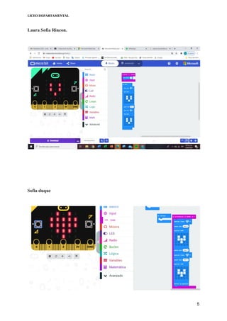 LICEO DEPARTAMENTAL
Laura Sofia Rincon.
Sofia duque
5
 