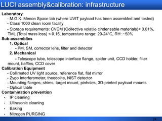 Lunar Ultraviolet Cosmic Imager (LUCI) | PPTX