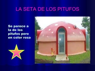 LA SETA DE LOS PITUFOS Se parece a la de los pitufos pero en color rosa 