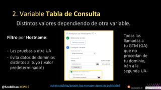 Google Tag Manager: un nuevo paso en la Analítica Digital (Congreso de Zaragoza 2015)