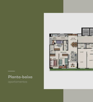 Planta-baixa
apartamentos
 