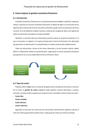 Propuesta de mejora para restaurantes | PDF