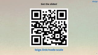 @loige
Get the slides!
loige.link/node-scale
3
 