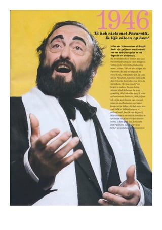 Luciano Pavarotti Look Alike - ZIN Magazine nr8 aug2010