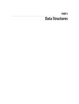 PART I
Data Structures
 