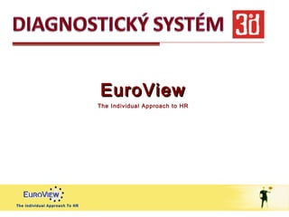 EuroView
                                The Individual Approach to HR




The Individual Approach To HR
                                                                7. april 2003
 