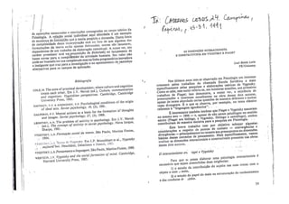 LEITE, L. “As dimensões interacionista e construtivista de Vygotsky e Piaget”. In:  Cadernos CEDES. Campinas: Papirus, n. 24,  p. 25-31, 1991. 