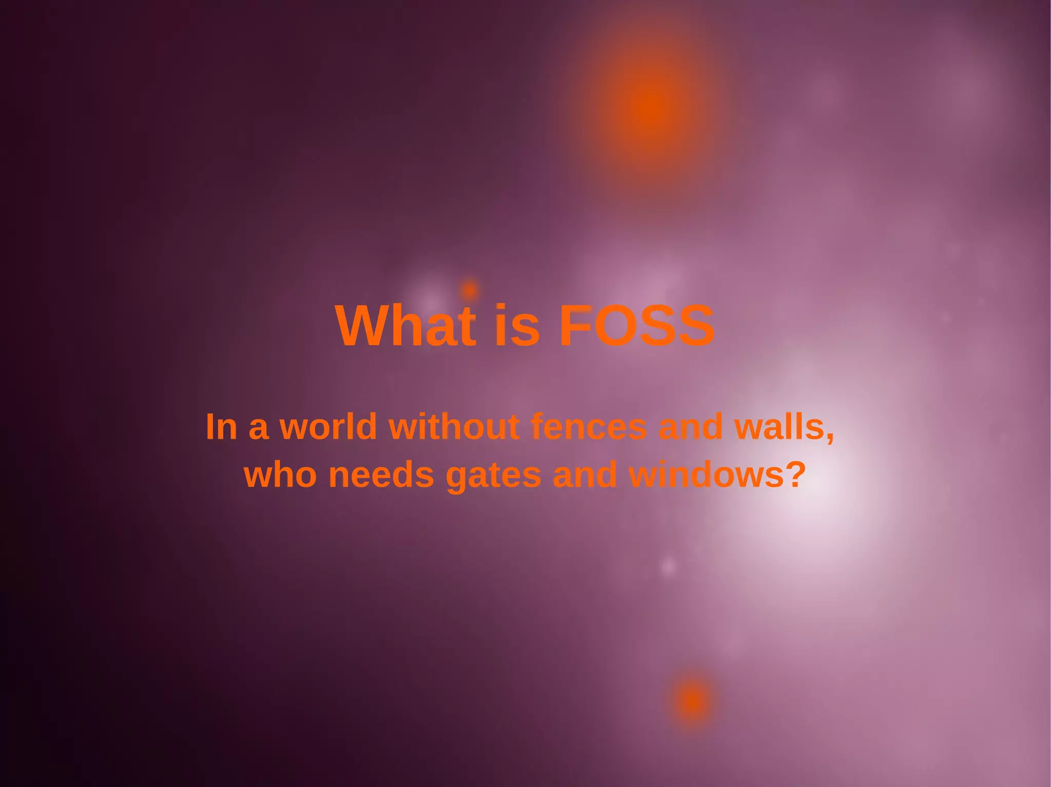 Agenda UBUNTU – Linux for human being 