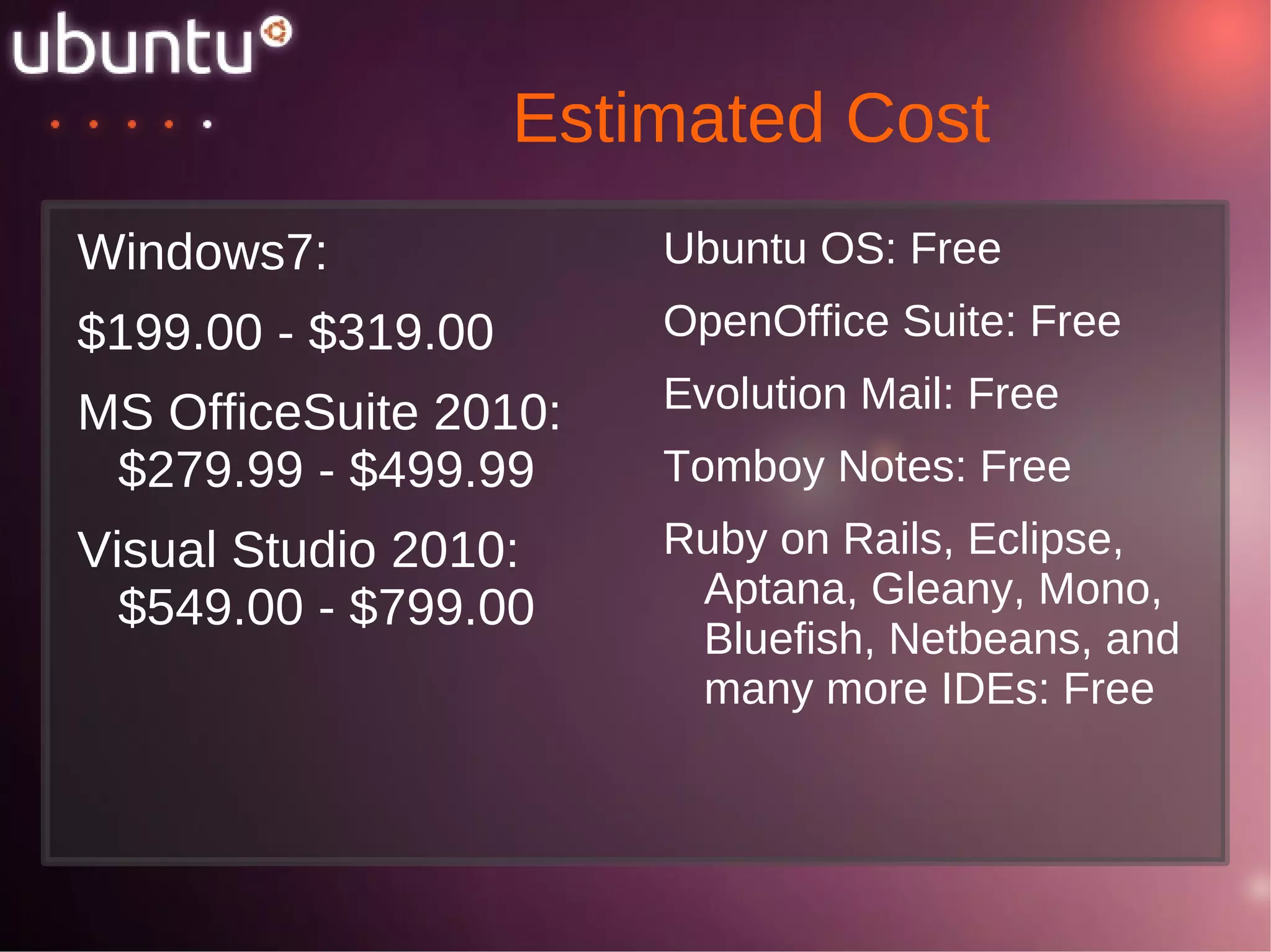 ubuntu – Linux for human being A brief History of UBUNTU 