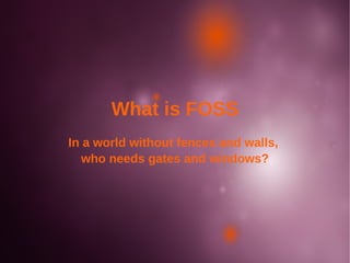 Agenda UBUNTU – Linux for human being 