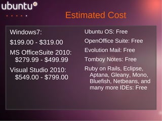 ubuntu – Linux for human being A brief History of UBUNTU 