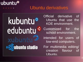 ubuntu – Linux for human being A brief History of UBUNTU 