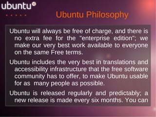 Linux is a form of building material naturally suited for making foundations and frameworks. 