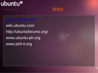 Key Differences between ubuntu & Microsoft Windows Ubuntu and Microsoft Windows can be differentiated by many characteristics such as cost, version release, security, customization, data storage, OS installation and software installation. 