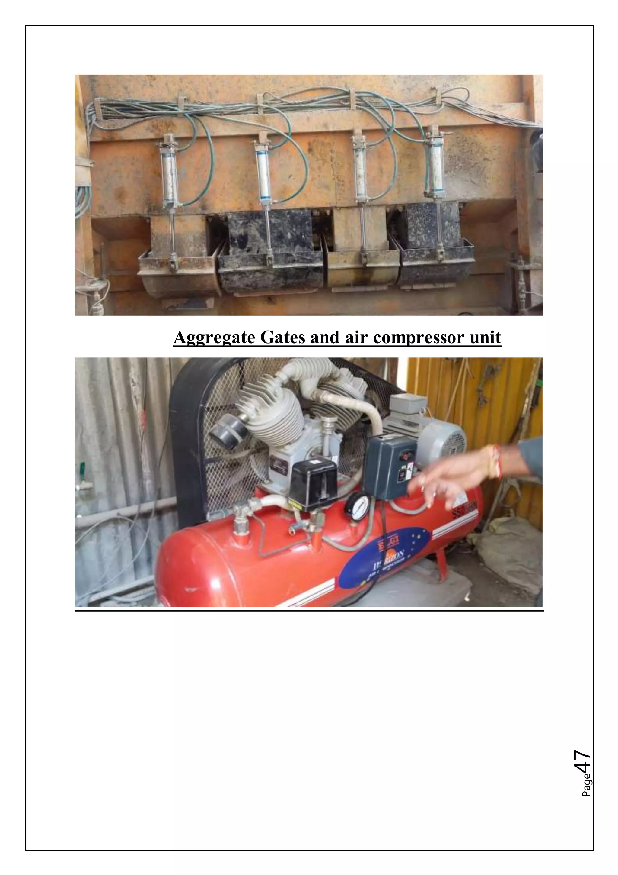 Page47
Aggregate Gates and air compressor unit
 