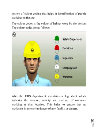 Hr Color Coding System Lucknow metro rail project internship report | DOCX