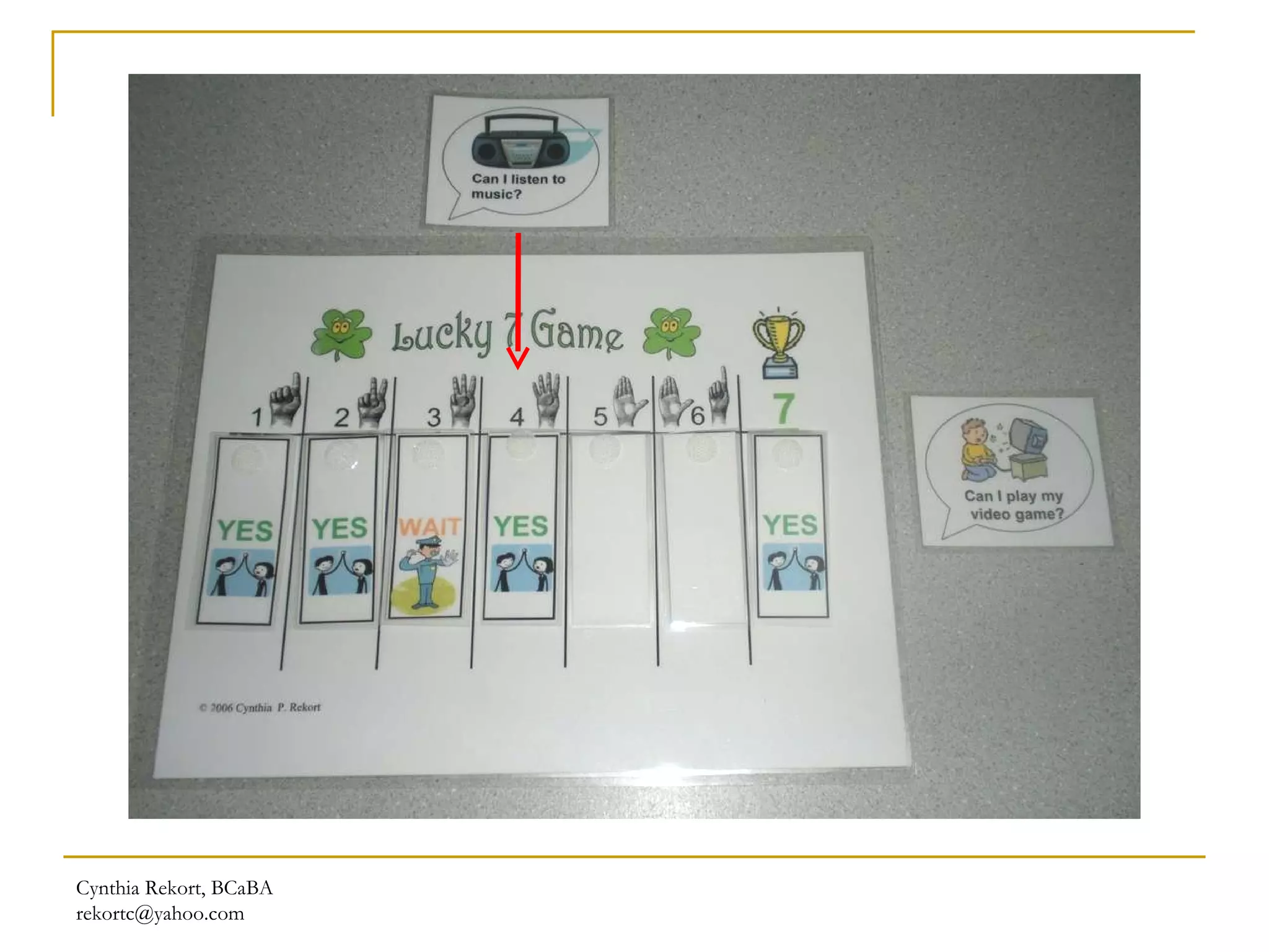 Cynthia Rekort, BCaBA  [email_address] 