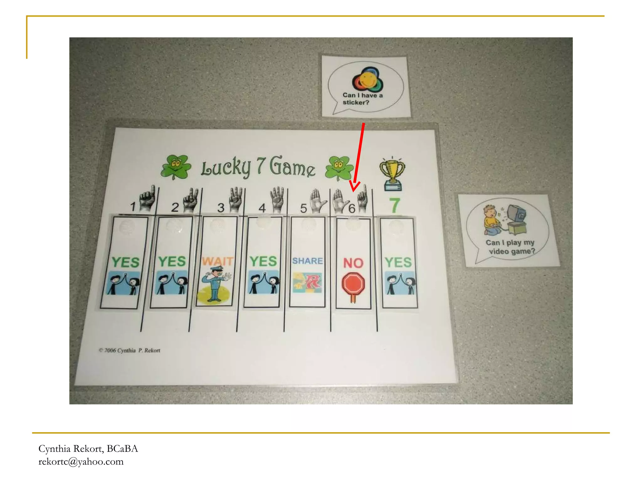 Cynthia Rekort, BCaBA  [email_address] 