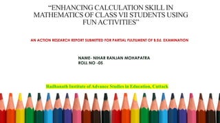 lucky action research mathematics b.ed class.pdf