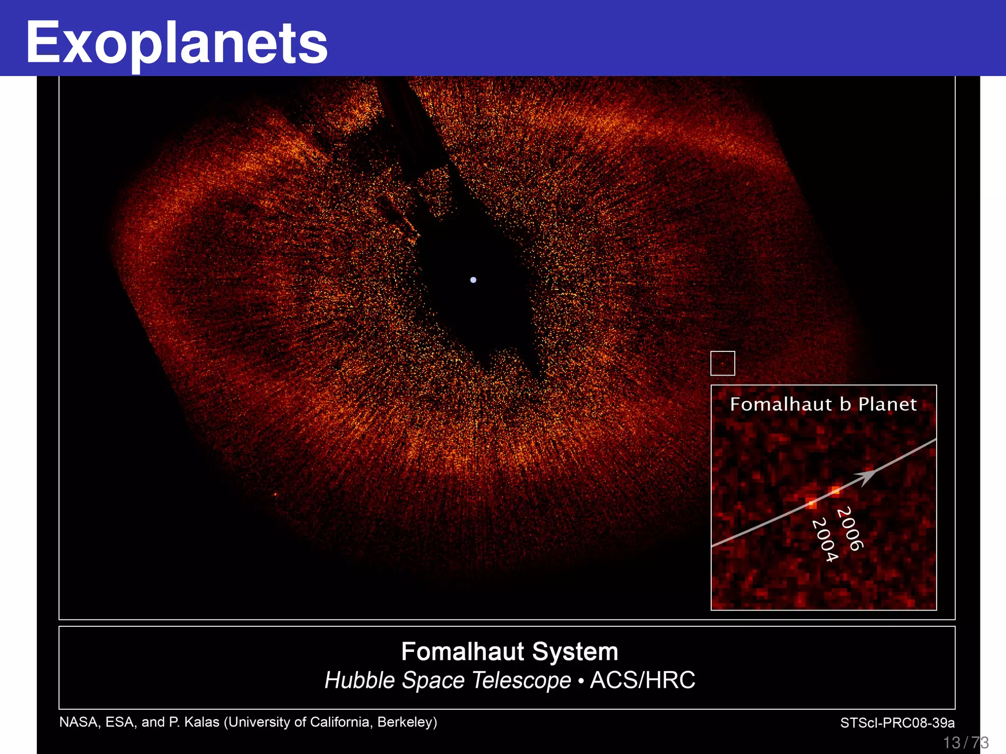 Exoplanets
13 / 73
 