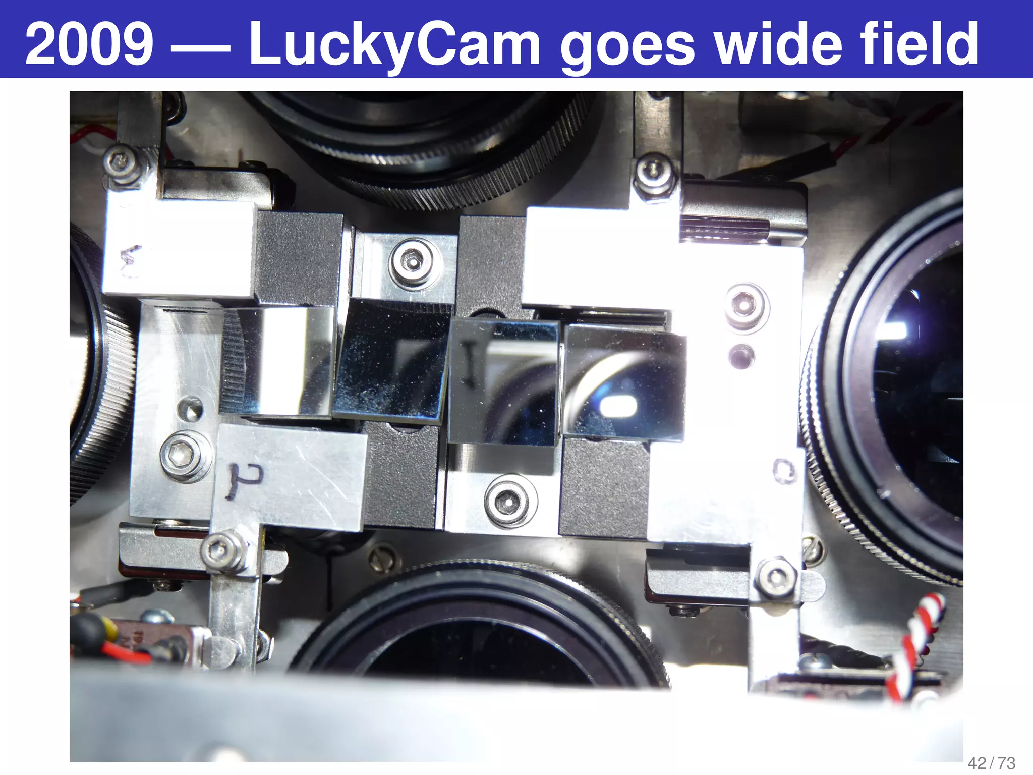 2009 — LuckyCam goes wide ﬁeld
42 / 73
 