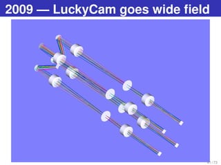 2009 — LuckyCam goes wide ﬁeld
41 / 73
 
