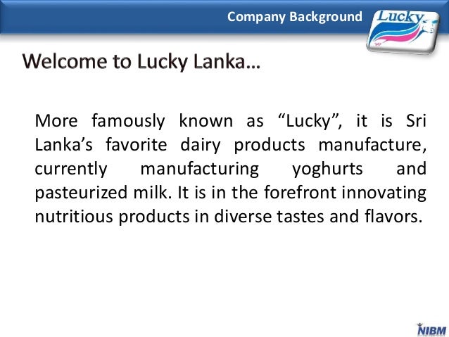 Lucky lanka milk processing company limited marketing essay 06 image