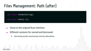 Writing a Kernel in Rust: Code Quality and Performance by Luc Lenôtre | PDF