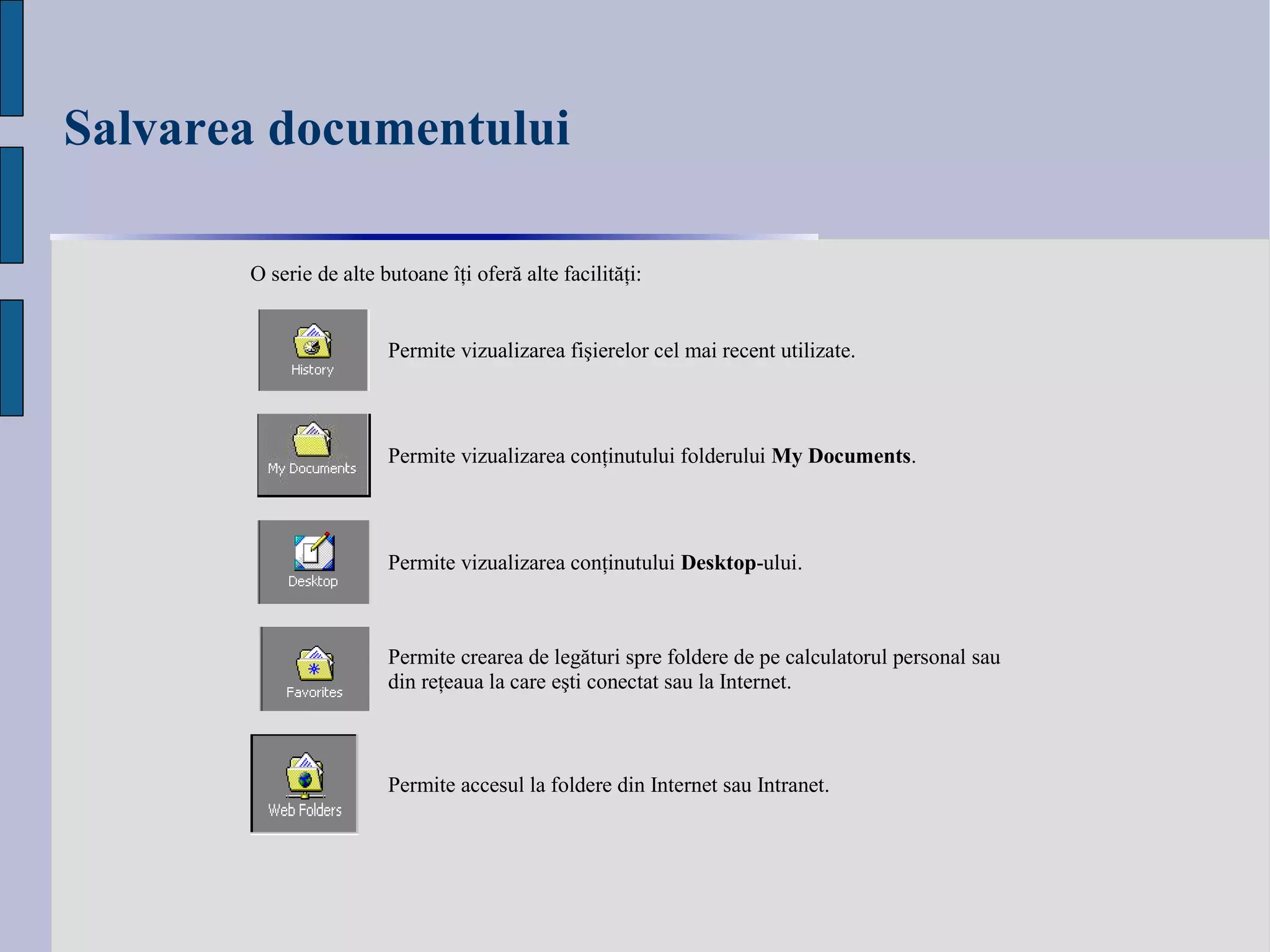 Salvarea documentului 