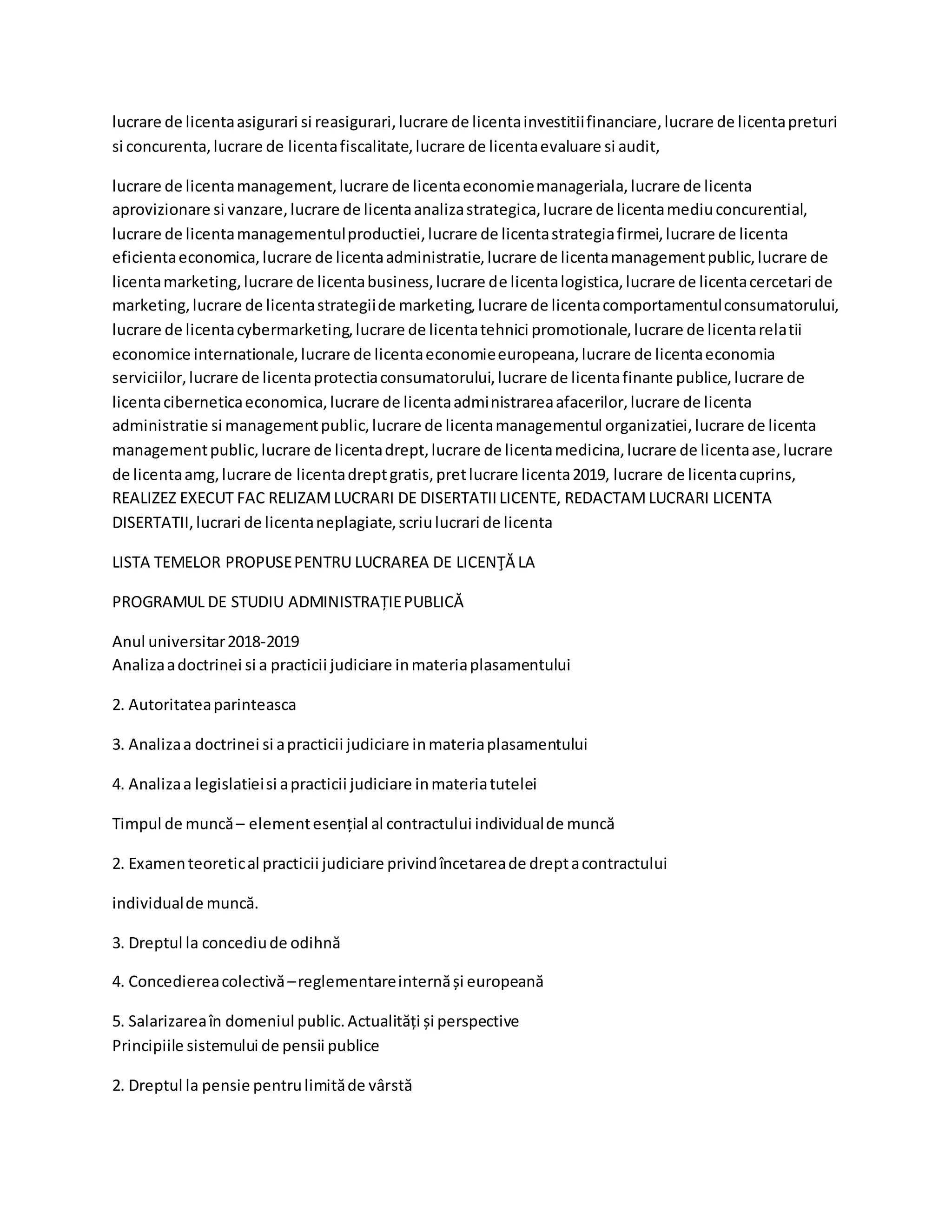 Lucrare de licenta disertatie originale! | DOCX