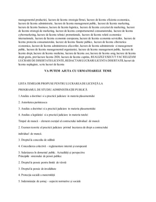 Lucrari de licenta originale! | DOCX