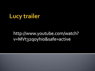 Lucy trailer anayalis 