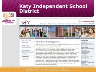 Katy Independent School
District
 