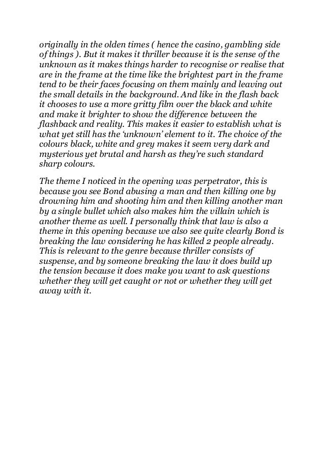 Casino Royale Essay