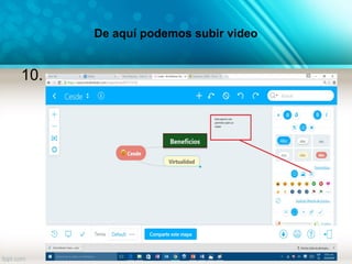 De aquí podemos subir video
10.
 