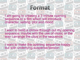 Initial Idea For My Opening Sequence | PPTX