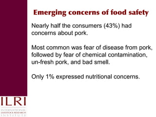 Reducing disease risks and improving food safety in smallholder pig value chains in Vietnam: What have we learned from previous work? 
