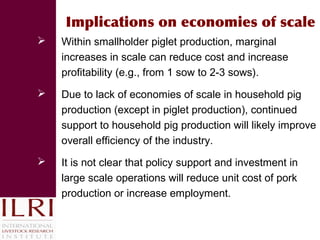 Reducing disease risks and improving food safety in smallholder pig value chains in Vietnam: What have we learned from previous work? 