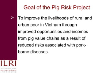 Reducing disease risks and improving food safety in smallholder pig value chains in Vietnam: What have we learned from previous work? 