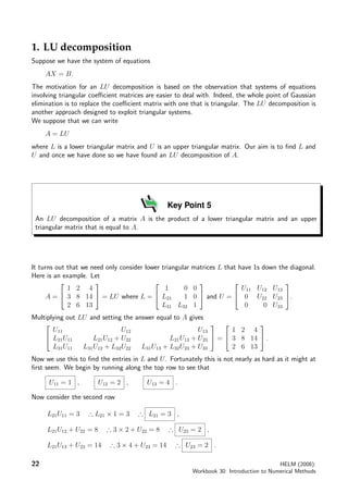 LU_decomposition_HELM required for engineering | PDF