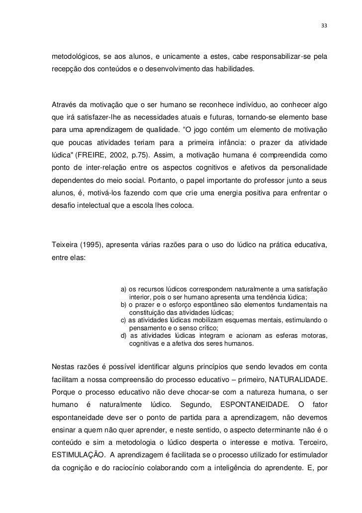 Monografia motivacao