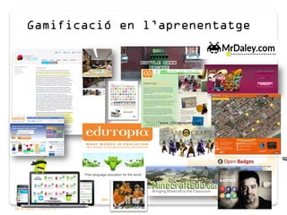 Comunicació · Educació · Formació · Joc
06/07/2015 PÀGINA 20
Gamificació en l’aprenentatge
http://www.chicagoquest.org/
 